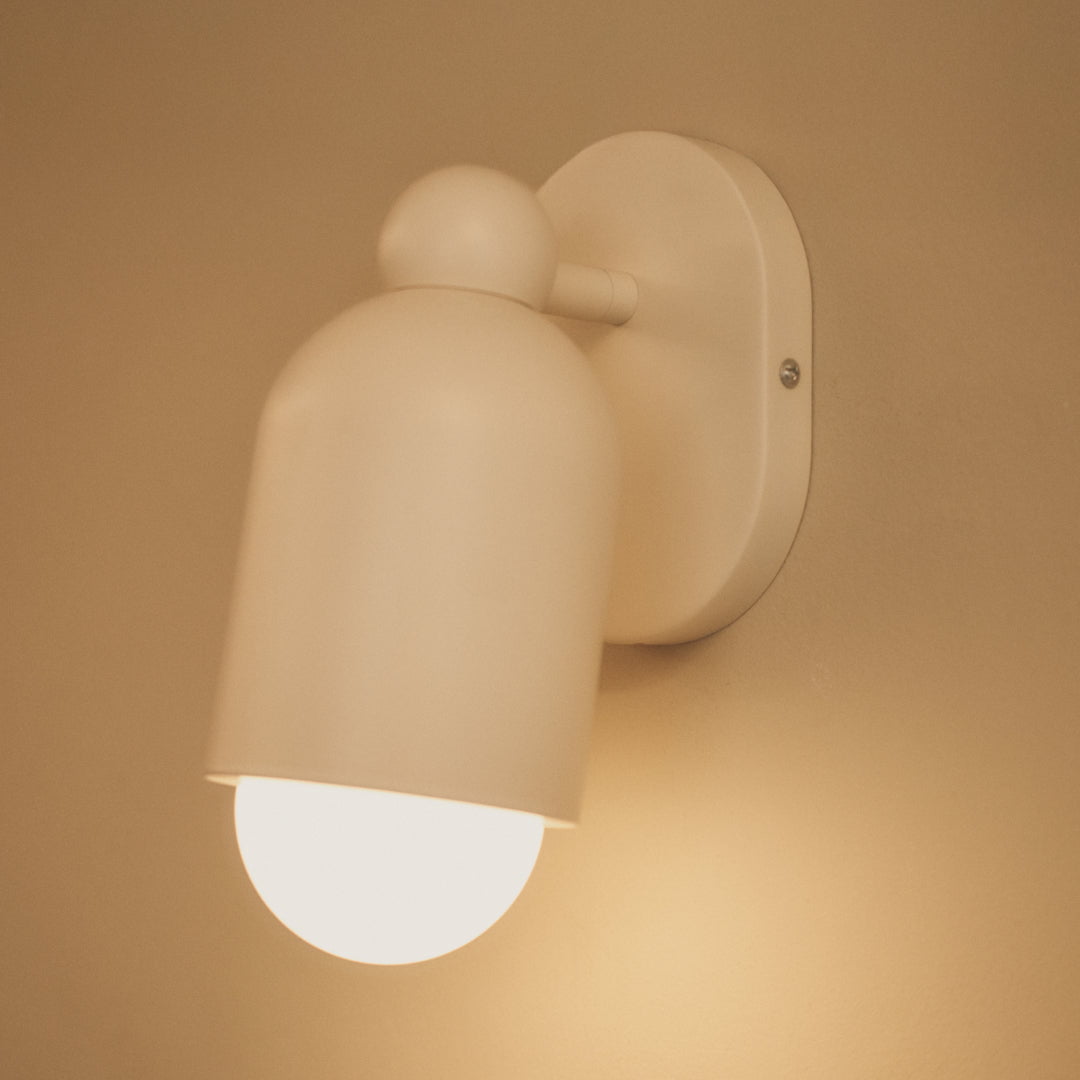 Plank Hardware Lighting JENSEN Single Wall Light - Cream